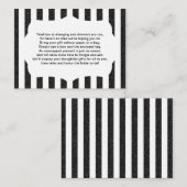 D'accompagnement Pas d'emballage insert carte bébé ou douche nuptia (Devant / Derrière)