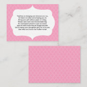 D'accompagnement Pas d'emballage insert carte bébé ou nuptiale douc (Devant / Derrière)