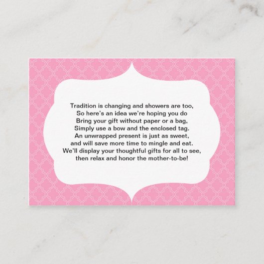 D'accompagnement Pas d'emballage insert carte bébé ou nuptiale douc (Devant)