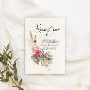 D'accompagnement Pastel Boho Neutral Floral Mariage Carte de boîtie