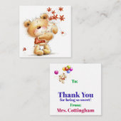 D'accompagnement Petit Carte de visite Merci (Devant / Derrière)