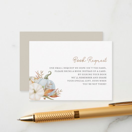 D'accompagnement Petits livres Citrouilles pour la carte de boîtier (Devant/Arrière en situation)