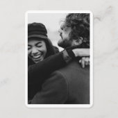 D'accompagnement Philadelphie Détails du Mariage Carte de boîtier (Dos)