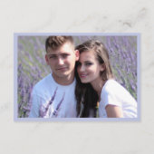 D'accompagnement Photo simple moderne QR Code Mariage carte de boît (Dos)