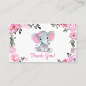D'accompagnement Pink Elephant demander carte ticket Rustic (Dos)