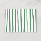 D'accompagnement Preppy Tennis Clothesline Diaper Carte Raffle (Dos)