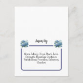 D'accompagnement Promesses de Dieu Word Scramble Carte de jeu (Dos)