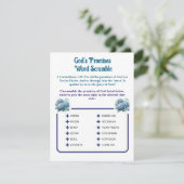 D'accompagnement Promesses de Dieu Word Scramble Carte de jeu (Debout devant)