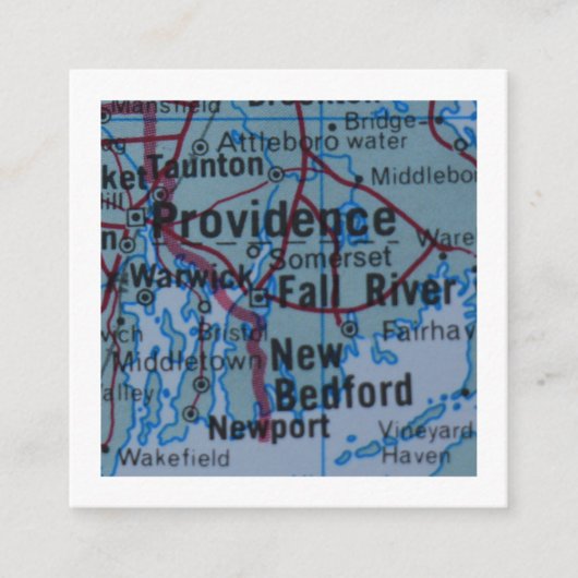 D'accompagnement Providence Nous avons déplacé une nouvelle carte d (Devant)