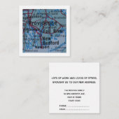 D'accompagnement Providence Nous avons déplacé une nouvelle carte d (Devant / Derrière)