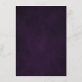 D'accompagnement Purple Lavender Floral Boho Mariage Détails carte (Dos)