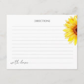 D'accompagnement Recette de Fête des mariées de carte de boîtier. (Dos)