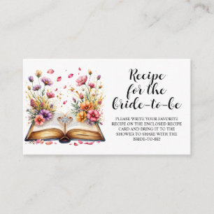 D'accompagnement Recette fleur sauvage pour la carte de la mariée