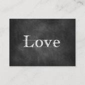 D'accompagnement Registre Wedding shower Chalkboard Insertion Carte (Dos)