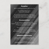 D'accompagnement Retro Black & White Pearles & Carte (Dos)