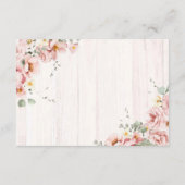 D'accompagnement Rodeo Bow Coquette Carte de remerciements (Dos)