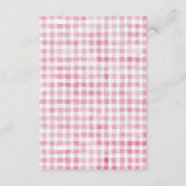 D'accompagnement Rose à carreaux frais du marché Carte de pochette  (Dos)