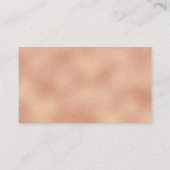 D'accompagnement Rose Gold Frontière Moderne Mariage Carte de site  (Dos)