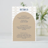 D'accompagnement Royal Blue Classic Retro Details Carte de boîtier (Debout devant)