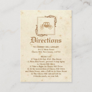 D'accompagnement Royal Storybook - Carte d'itinéraire