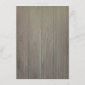 D'accompagnement Rustic Sunflower Information Mariage Carte d'invit (Dos)