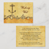 D'accompagnement rustique, vintage, carte nautique d'ancrage souhai (Devant / Derrière)