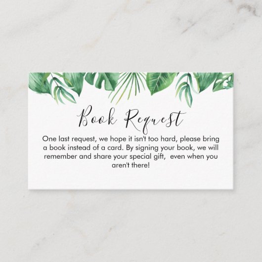 D'accompagnement Safari Animaux Demande de réservation Carte Insert (Devant)