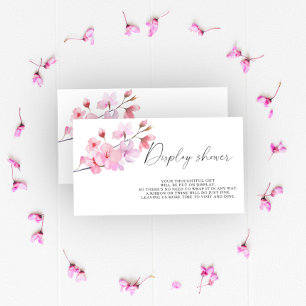 D'accompagnement Sakura - Carte d'affiche de douche de mariage
