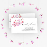 Sakura - Carte d'affiche de douche de salle de bai