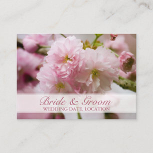 D'accompagnement Sakura ・ Carte de visite du site web Mariage