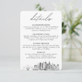 D'accompagnement San Antonio Mariage Détails Carte de boîtier (Debout devant)