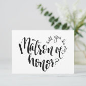 D'accompagnement Serez-vous mon chef d'honneur ? Carte de propositi (Debout devant)