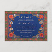 D'accompagnement SIENNA I : Carte de détails Mariage (Devant)