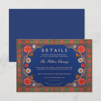 D'accompagnement SIENNA I : Carte de détails Mariage