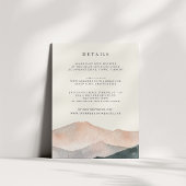 D'accompagnement Sierra Dusk | Mariage - Détails - Carte de boîtier