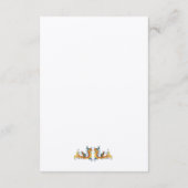 D'accompagnement Simple élégante - Détails du mariage Carte boîtier (Dos)