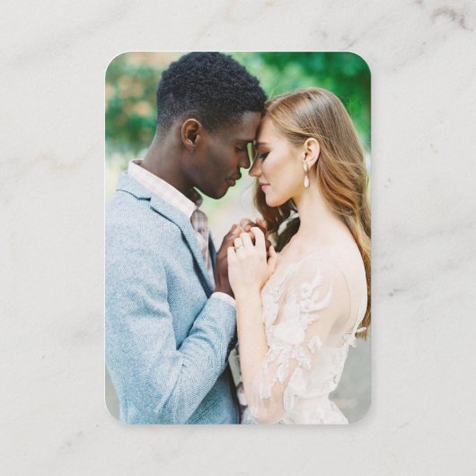 D'accompagnement Site mariage QR Code photo carte RSVP (Dos)