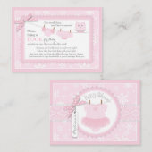 D'accompagnement Snowflakes Tutu Diaper Apportez une carte de livre (Devant / Derrière)