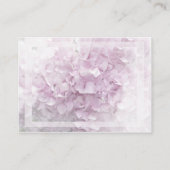 D'accompagnement Soft Pale Rose Hydrangea Mariage Carte de Charité (Dos)