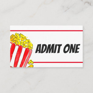 D'accompagnement Soirée cinéma admettre un billet carte de faveur i