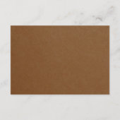 D'accompagnement SOLARA III : Carte RSVP de mariage (Dos)