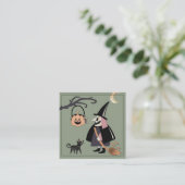 D'accompagnement Sorcière Happy Halloween de la carte de clôture de (Debout devant)