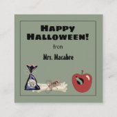 D'accompagnement Sorcière Happy Halloween de la carte de clôture de (Dos)