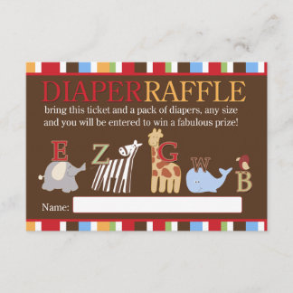 D'accompagnement Soupe Alphabet ABC Baby shower Déchets Carte Raffi
