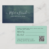 D'accompagnement Tableau de bord de script simple - Carte de référe (Devant / Derrière)