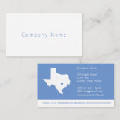 D'accompagnement Texas Retail Carte de visite (Devant / Derrière)