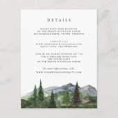 D'accompagnement Timberline | Mariage - Détails - Carte de boîtier (Devant)