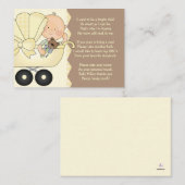 D'accompagnement Transport de bébé - Carte d'insertion de livre (Devant / Derrière)