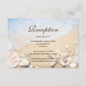 D'accompagnement Tropical Beach Starfish Carte de réception de mari (Devant)