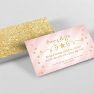 D'accompagnement Twinkle Twinkle Little Star Diaper Carte Raffle